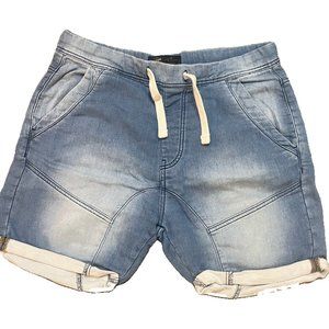 Zara Blue Cotton Jean Shorts